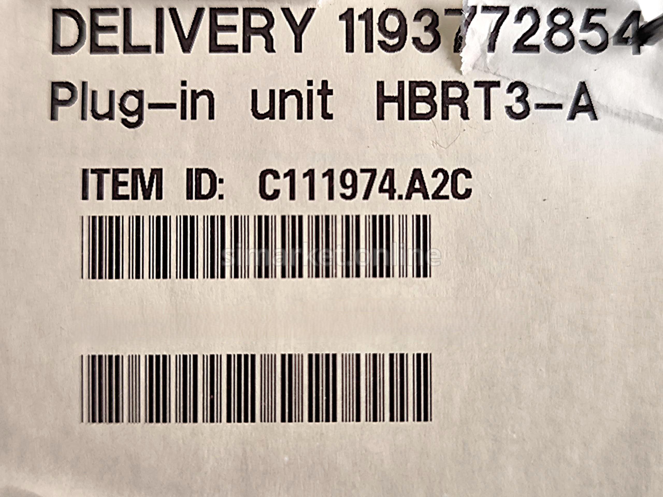 Plug-in unit HBRT3-A