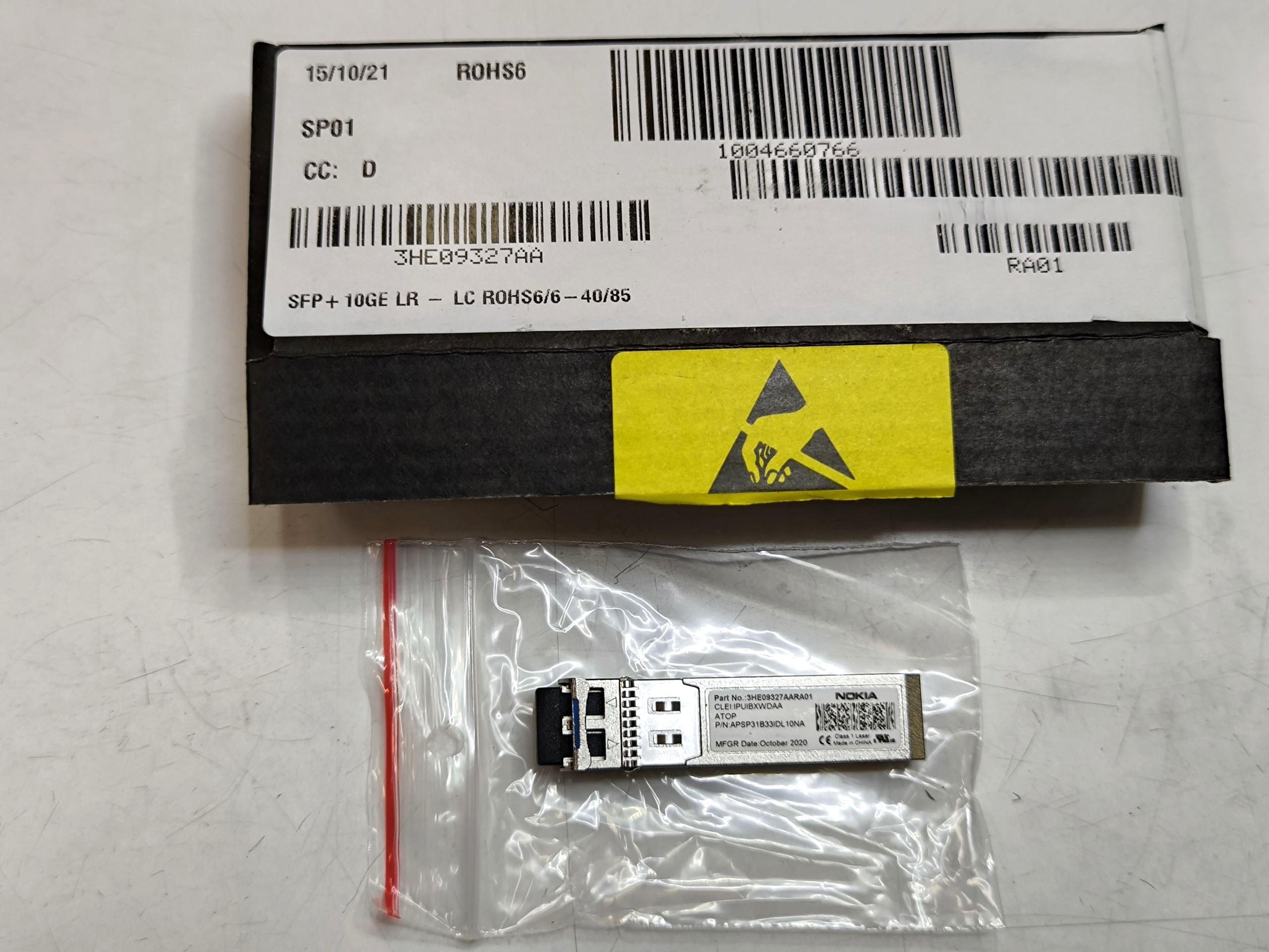 SFP+ 10GE LR - LC ROHS6/6-40/85C